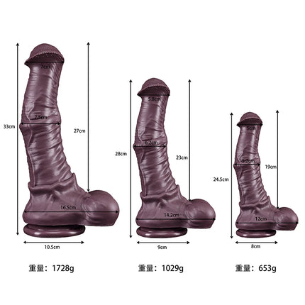 Dildo Horse Dick Anal Plug in Four Colors Noctilucent Butt Sex Toys Prostate G-spot Massager Anal Penetration Men Masturbator 18
