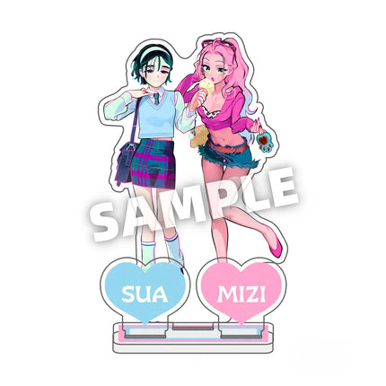 Anime ALIEN STAGE IVAN TILL LUKA SUA MIZI Gift Toy Acrylic Stand Model Action Figure Ornament Accessories Model Desktop keychain