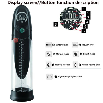 Electric Penis Pump Water Bath Penis Massage Enlarger Enlargement Vacuum Pump Sex Toys for Men Masturbator Penile Bigger Trainer
