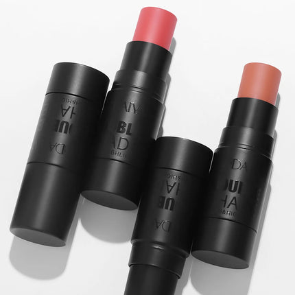 Velvety Sandwich Blush Highlighter Stick Long Lasting Rouge Tint Cream For Cheeks Lips Eyes Easy Blend Natural Look