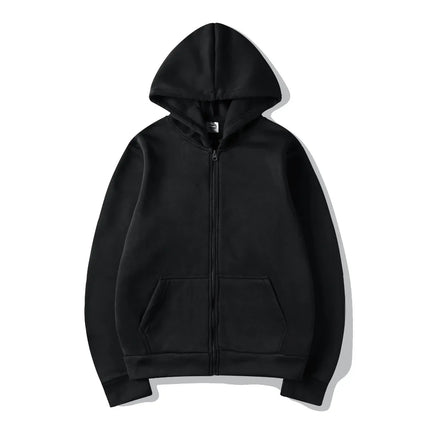 Casual Fashion Black Gray Blue Zip Hip Hop Sportswear Sweatshirt Men/Women Publishing House Men's Hoodie promo streetwear promo