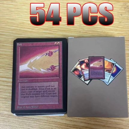 54 Pcs Black Core  Cards P9 Dual Land Fetch Land Shock Lands  Cards