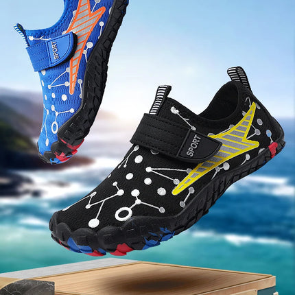 Children Beach Aqua Shoes Boy Girl Barefoot Water Shoes Quick-Dry Drainage Diving Swim Sandals Kids Fishing Surf Wading Sneakers