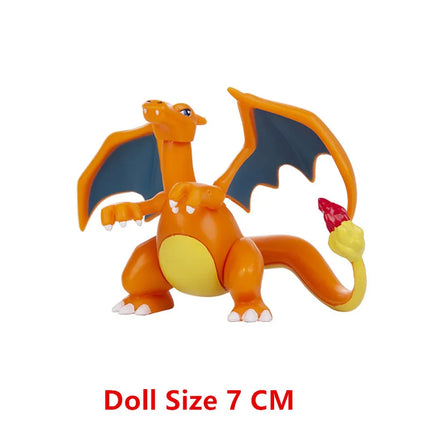 Pokemon Anime Figure Pikachu Eevee Charizard Mewtwo Cartoons Figure Collection Model Pocket Monster Action Toys Birthday Gift