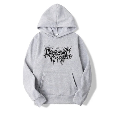 Autumn and winter hooded long sleeved original men's and women's sportswear Y2k trendy hip-hop retro punk style sportswear