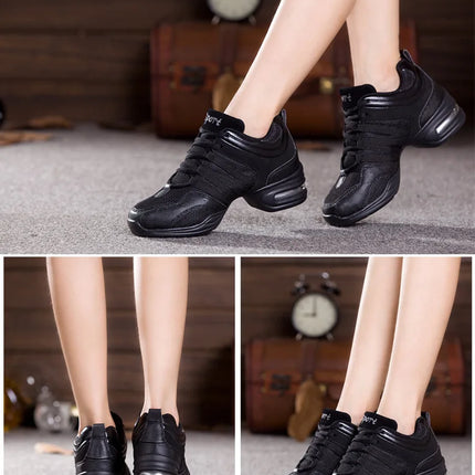 Large Size Women's Dance Shoes Soft Outsole Woman Breath Jazz Hip Hop Shoes Sports Sneakers Ladies Girl Modern Jazz Dancing 2025