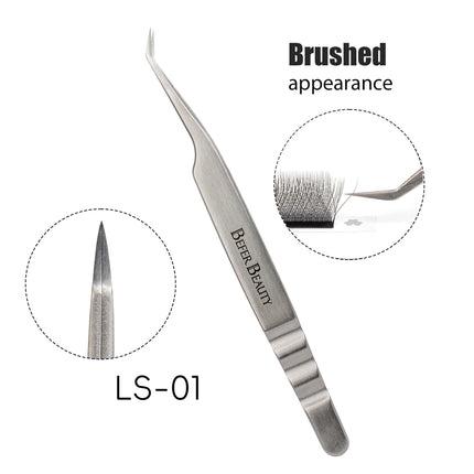 Anti-Static Tweezers Eyelash Extension Professional High Precision Volume Tweezer Stainless Steel Tweezers Antislip Makeup Tool