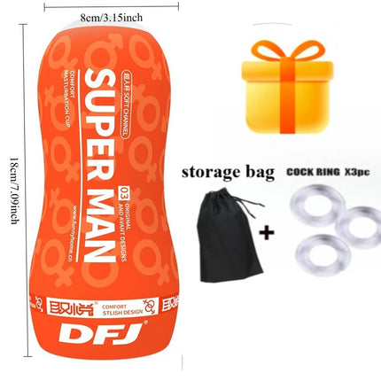 Massage Cup for Men Masturbation, Reusable Stimulating Pleasure Device  Male Toy Masturbator Pocket  Sex Toys Adult Toys 18+