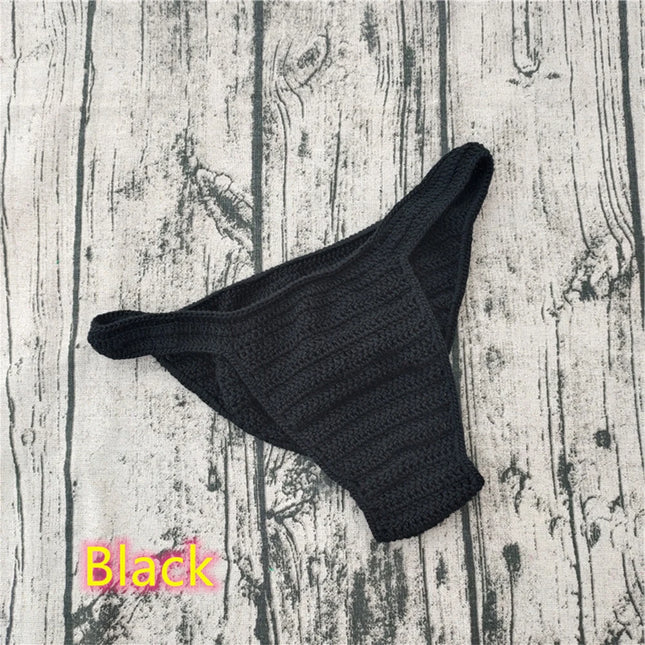 Hot Men Women Breathable Underwear Hand Crochet Low Rise Swimming Sunbathing Male Boxers Panties Briefs Шорты Мужские 남성트렁크팬티