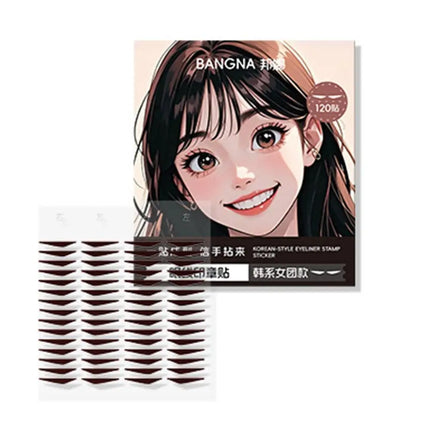 Eyeliner Stamp Stickers Water Resistant Sweat Resistant Fitting Eye Beauty Stickers Eye Eyeliner Patches Makeup Stencils