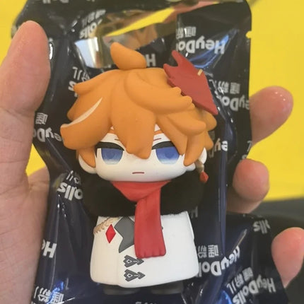 Genuine Product Genshin Impact Fools Executive Series Q Blind Box Mini Doll Collection Desktop Ornamen Christmas Birthday Gifts