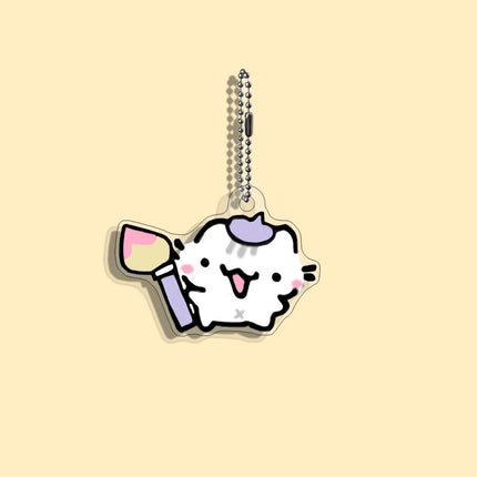 Funny Cat Character Keychain Student Gift Bag Women's Bag Cute Things Gift For Best Friends Wholesale Gifts Kitty
