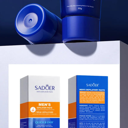 Men's Hair Removal Cream Permanent Epilator Private Area Painless Hair Remover Growth Inhibitor Spray Suitable Sensitive Skin
