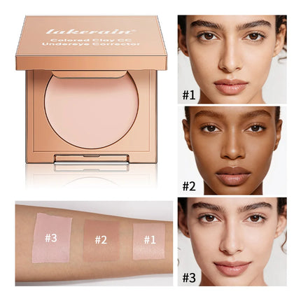 Lakerain Under-eye Color Correcting Concealer Covers Dark Circles Neutralizes Skin Moisturizing Natural-looking Concealer Cream