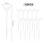 10pcs white
