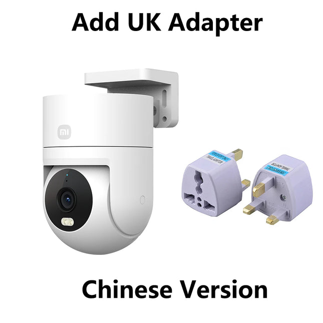 Xiaomi Outdoor Camera 4C 5 Megapixel Full-color Night Vision IP66 Waterproof Bidirectional Gimbal Wifi 6 Humanoid Tracking CN