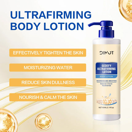 Ultra Firming Body Lotion 60ml Tighten Nourish Skin Boost Elasticity Niacinamide Hyaluronic Acid Shea Butter Body Lotion