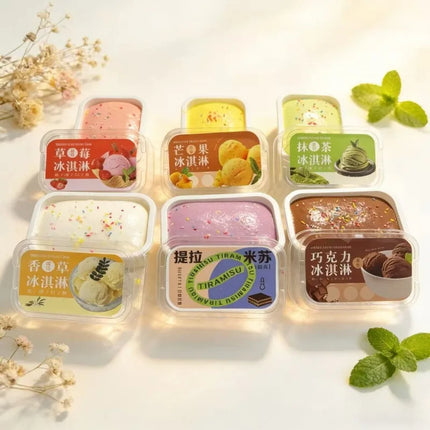 Squishy Simulated Ice Cream Cake Slow Rising Stress Relief Sensory Fidget Toy Gifts for Kids Adults
