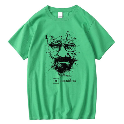 Men Fashion Casual Top Quality Cotton Blend Breaking Bad T Shirts Men Heisenberg Camisetas Hombre Men Cool Tee Shirt Tops