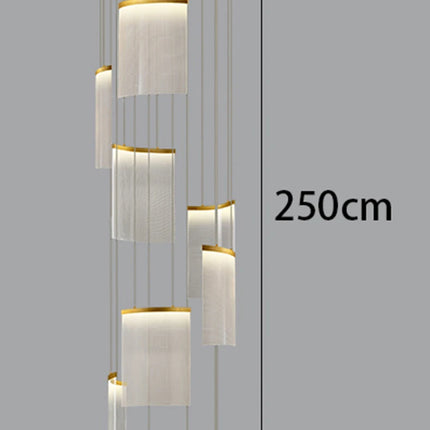 Modern home decor led lights pendant light lamps forstaircase Chandeliers for living room hanging light indoor lighting