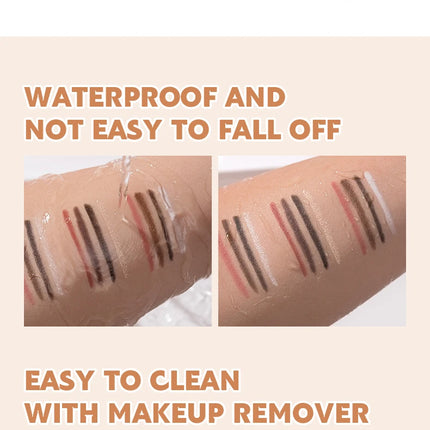 Beauty GlazedMulti-Function Beauty Glazed 4-in-1 Makeup Pen Waterproof Cosmetic Pencil for Eyeliner Brow Lip Highlighter