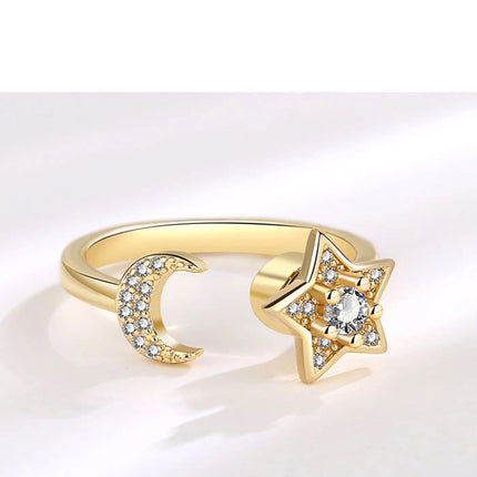 VENTFILLE 925 Sterling Silver Sunflower Diamond Zircon Rotatable Ring For Women Gift Relieve Stress Ring Jewelry Wholesale