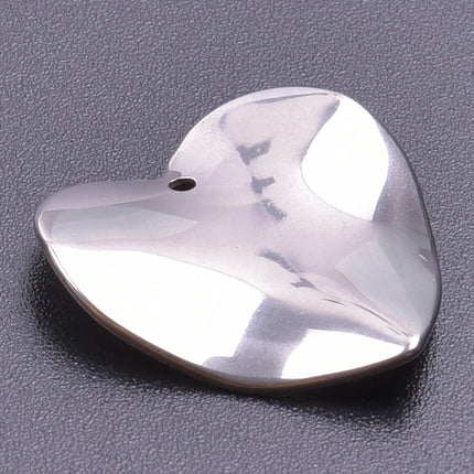 Elegant Love Breloques Stainless Steel Pendants For Jewelry Making Bulk Heart Charm Pendant 5pcs/Lot Materials To Make Bracelets