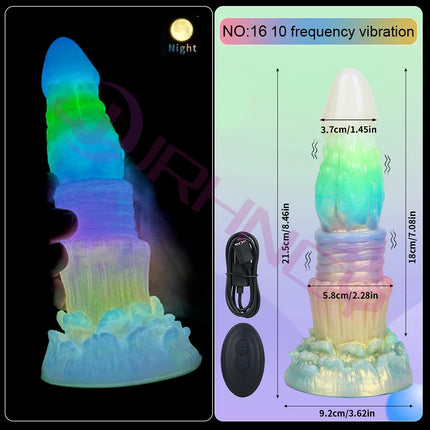 Vibrator Anal Dildos for Women Masturbator Consolador Silicone 10 Frequency Vibrador Anal Plug 18+ G Spot Clitoral Stimulator