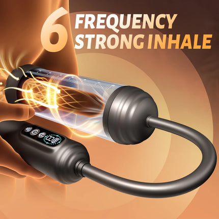 Automatic Electric Penis Pump Male Vacuum Suction Massager Delay Enlargement Glans Blowjob Masturbation Adult Sex Toys for Men