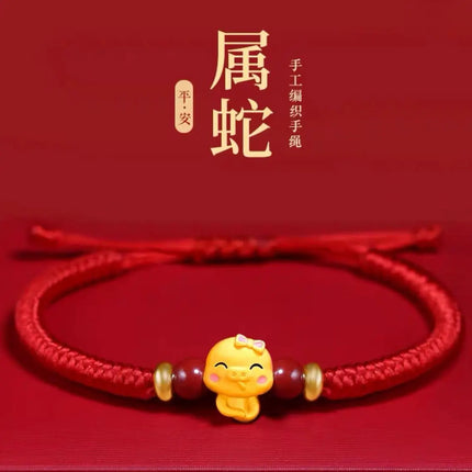 12 Constellation Zodiac Sign Charm Braided Bracelets Men Women Classics Red Rope Bracelet & Bangle Birthday Gift Party Jewelry