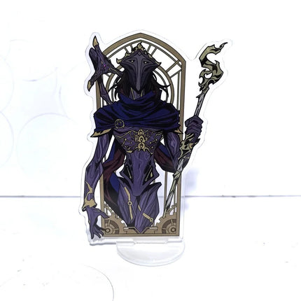 Hot League of Legends Arcane Game Peripherals Acrylic Stand Aso the King of Man the Sword Saint Desktop Display 15CM Collection