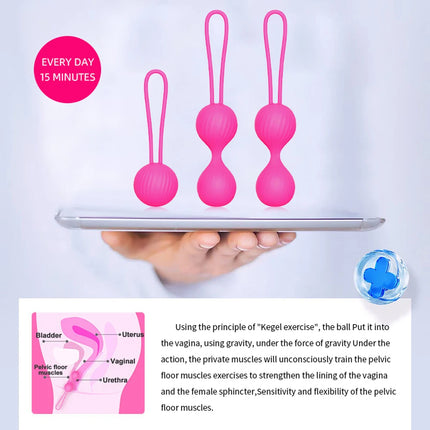 Adult Silicone Beads Vaginal Ball for Women Smart Geisha Kegel Ball Chinese Ben Wa Ball Tightening Exerciser Adult Products