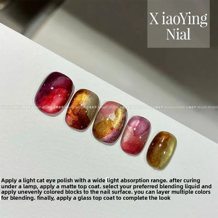 New 1/12/15PCS Blooming Nail Polish Marble Nail Ink Tint Gel Watercolor Nail Art Blossom Gel Permanent Soak Off UV Gel Varnish