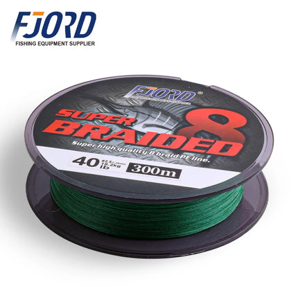 FJORD 8-strand Braided Fishing Line Multifilament Carp Line 300m 150m Fishing Wire Cord Item Equipemnt Fishing Accessories