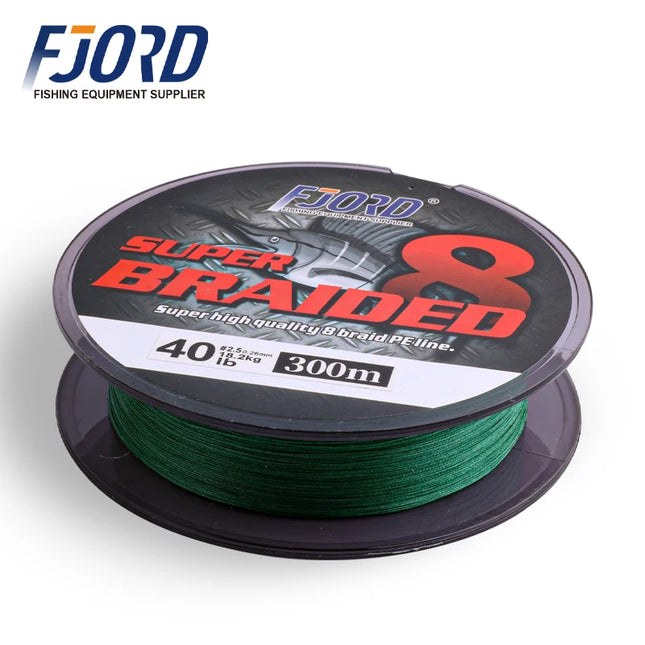 FJORD 8-strand Braided Fishing Line Multifilament Carp Line 300m 150m Fishing Wire Cord Item Equipemnt Fishing Accessories