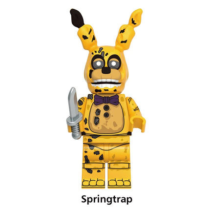 WM6097 WM6170 WM6173 V1004 Blocks Anime Nightmare Games Bricks Toy Dolls Model Building Blocks Toys Gifts Assemble Toys