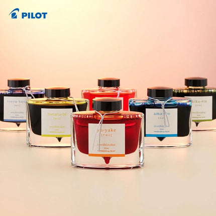 Pilot 25 Colors 15/50ml Colorful Fountain Pens Ink Various Colors Glass Bottled Ink Pen Refill Cartridge School Office Supplies