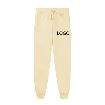 Customized Sports Pants Men's Fashion Personalized Printing Exercise Jogging Trousers Women's Casual Drawstring Pocket Sports Pa