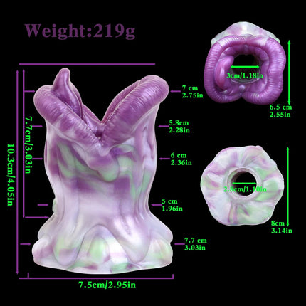 YOCY Anal Plug Masturbator Anal Transvestite Props Anal Plug Type Wearable Masturbator Tight Anal Vaginal Adult Sex Toy