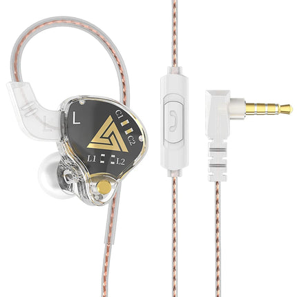 Original QKZ AK6 AKX In Ear Earphone Dynamic Driver Unit Headphone With Mic Stereo Sports HIFI Subwoofer Headset Monitor Earbuds