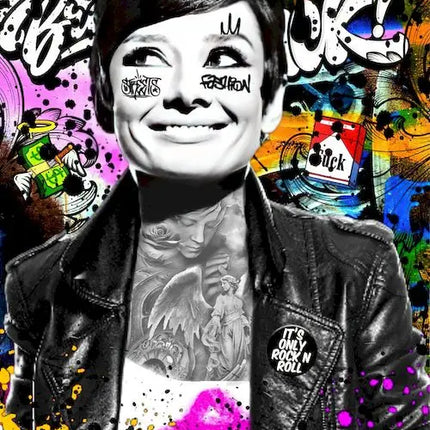 Graffiti Pop Artwork Famous Portrait Canvas Painting Posters Street Wall Art Picture for Living Room Home Decoration