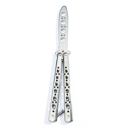 Butterfly Knife Foldable Trainer Portable Stainless Steel Pocket Practice Knife Training Tool For Outdoor Games Folding Knife