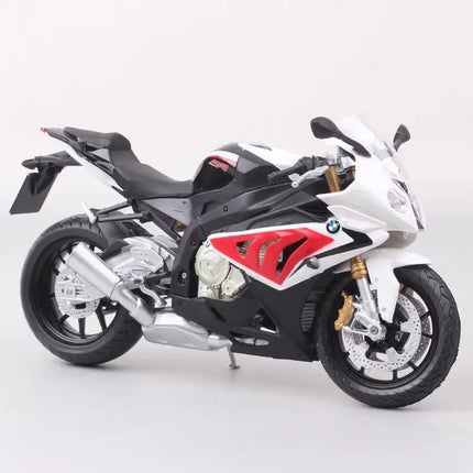 1/12 BMW S1000RR Motorcycle Toy 1:12 RMZ City Diecast Metal Racing Model Super Sport Miniature Collection Gift For Boy Children
