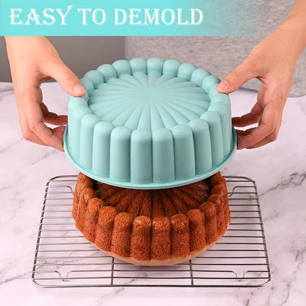 Charlotte Cake Pan Nonstick Kitchen Silicone Cake Molds for Cheese Chocolate Baking Pans Dessert Mold Freezer Safe