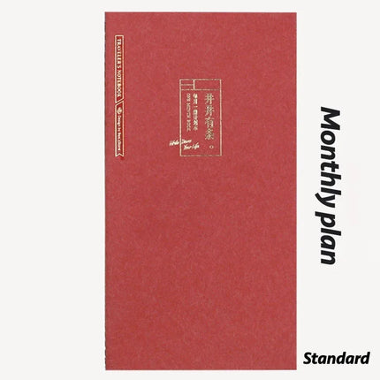 Fromthenon Traveler's Notebook Standard Passport Replacement Inner Page Travel Planner Journal Notebook Refill Supplies