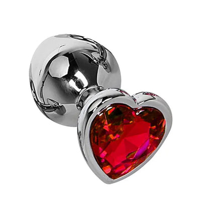 3 Size Anal Plug Heart Stainless Steel Crystal Anal Plug Removable Butt Plug Stimulator Anal Sex Toys Prostate Massager Dildo