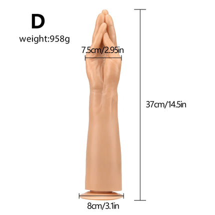 Erotic Gode Hand Palm Fist Dildo Adult Sex Toy Anal Butt Plug Masturbadores Para Hombre Prostate Massager for Man Gay Sexshop