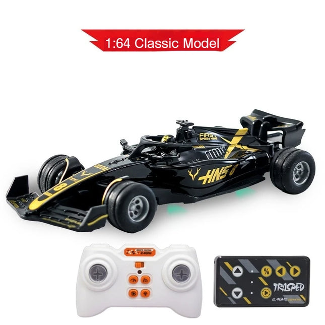 F1 Formula Racing Car 1:64 RC Car mini 2.4G APP Control  Alloy Remote Control Car with Light Toys for Children's Christmas Gifts