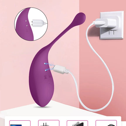 Powerful Wireless Remote Control Vibrating Egg Women Sexy Toy Wearable Clitoral G-Spot Stimulator Female Vibrator Adult Products
