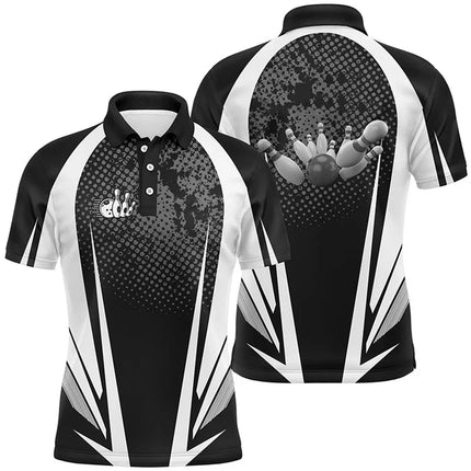 Bowling Game Jersey New Design Men Women Lapel Short Sleeve Polo Shirt Cool Graffiti Graphic Funny Personality Custom Top 2025